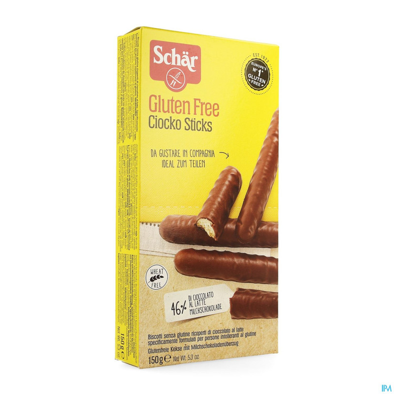 Schar biscuit enr. choco s/glut. 150g 6544 revogan