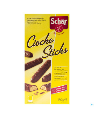 Schar biscuit enr. choco s/glut. 150g 6544 revogan