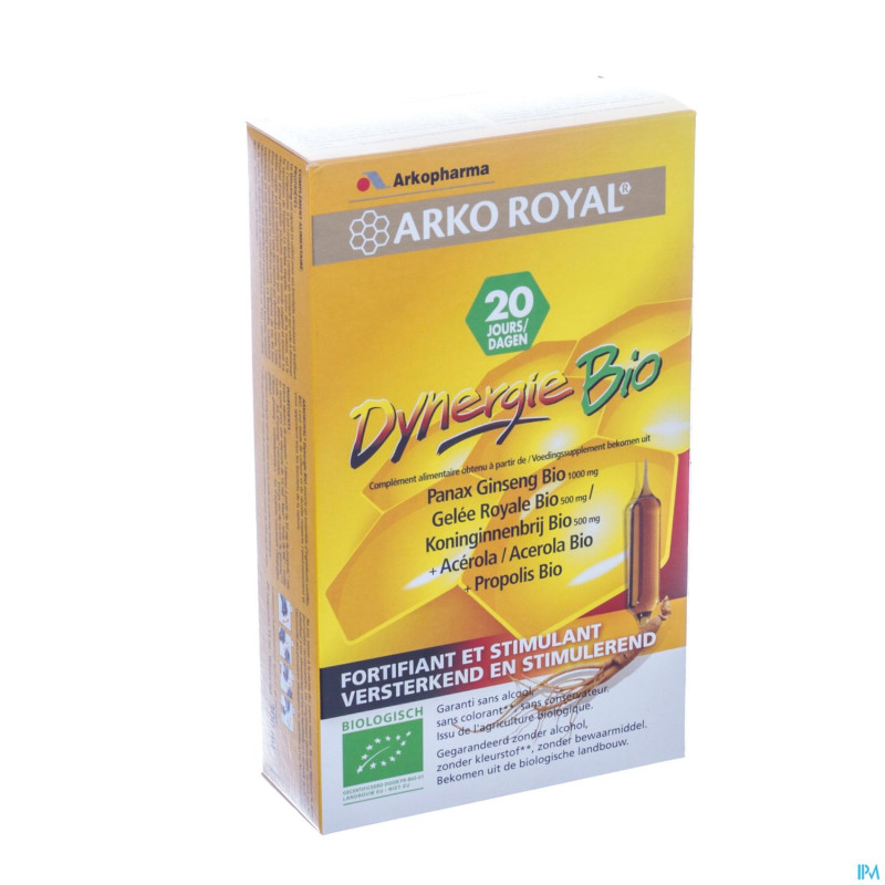 Arkoroyal dynergie bio  amp 20x15ml