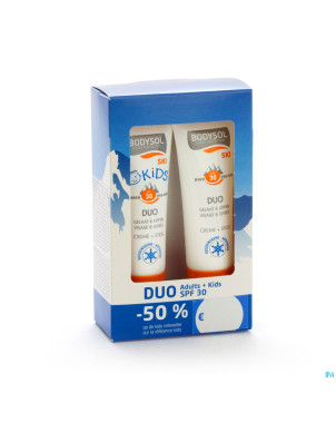 Bodysol ski kids+adults ip30 2x20ml promo
