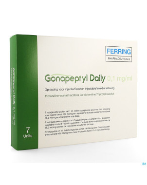 Gonapeptyl daily 0,1mg/ml sol inj pre remplie 7
