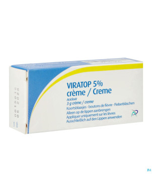 Viratop apotex 5 % creme 3 g