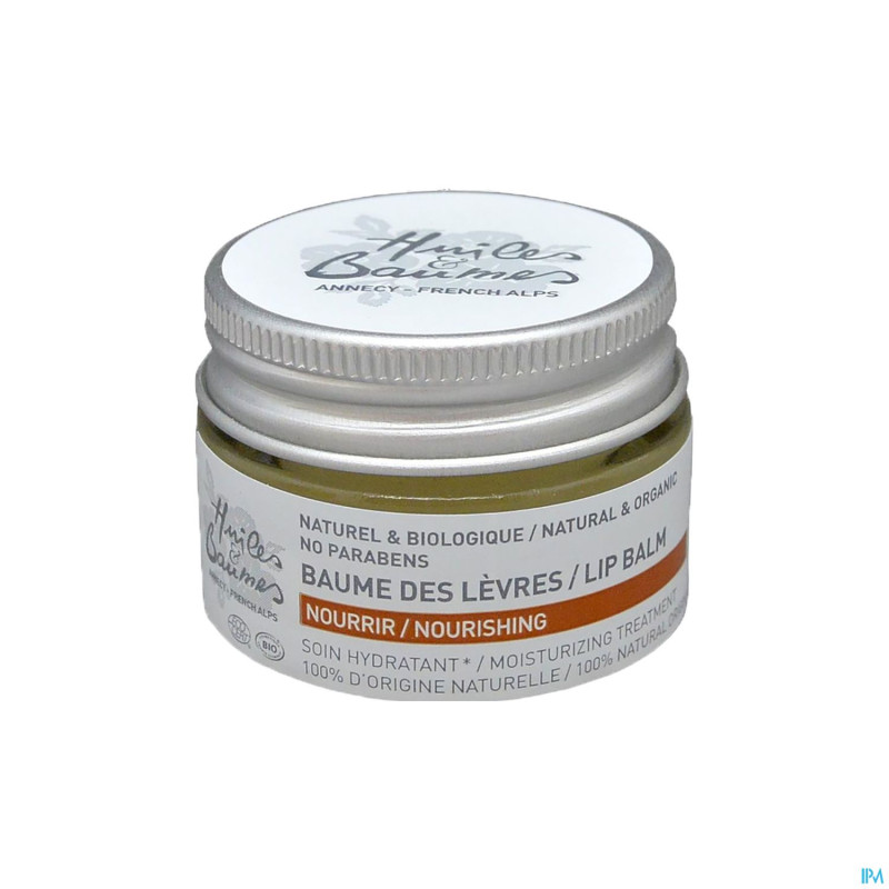 Huiles&baumes baumes levres    pot  12g