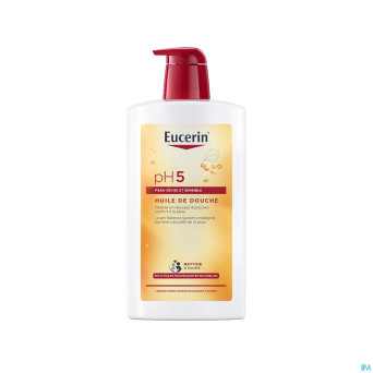 Eucerin ph5 peau sensible huile de douche 1000ml