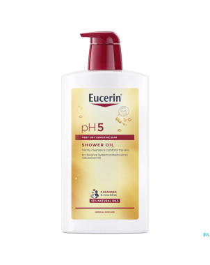 Eucerin ph5 peau sensible huile de douche 1000ml