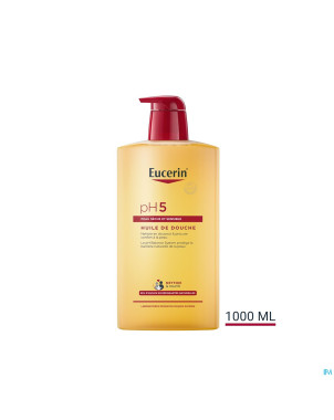 Eucerin ph5 peau sensible huile de douche 1000ml