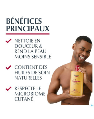 Eucerin ph5 peau sensible huile de douche 1000ml