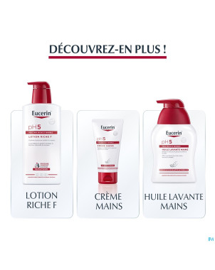 Eucerin ph5 peau sensible huile de douche 1000ml