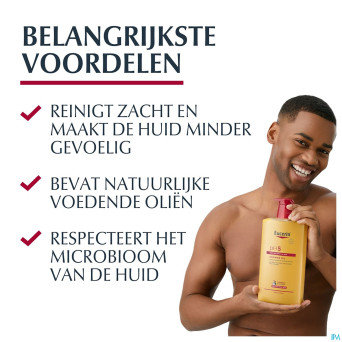 Eucerin ph5 peau sensible huile de douche 1000ml