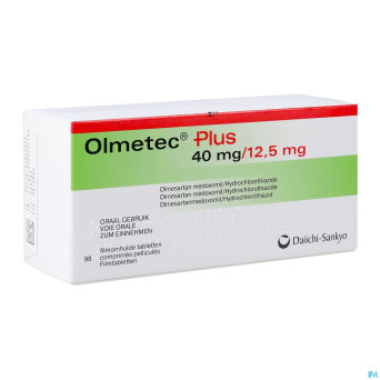 Olmetec plus 40 mg/12,5 mg comp pell 98