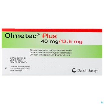 Olmetec plus 40 mg/12,5 mg comp pell 98