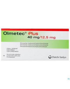 Olmetec plus 40 mg/12,5 mg comp pell 98