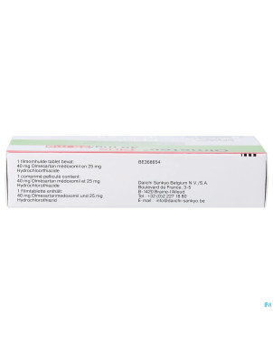 Olmetec plus 40 mg/25 mg comp pell 28