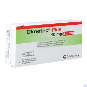 Olmetec plus 40 mg/25 mg comp pell 98