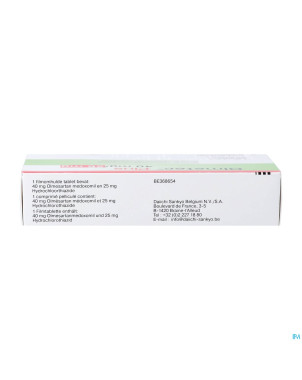 Olmetec plus 40 mg/25 mg comp pell 98