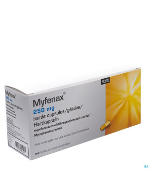 Myfenax teva 250mg caps 300x250mg