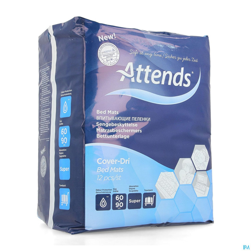 Attends cover dri plus super alese  60x 90cm  1x12