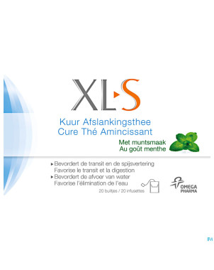 Xls the amincissant menthe sach 20x2g