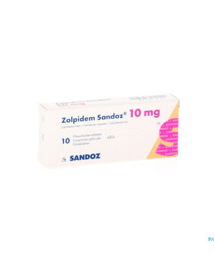 Zolpidem sandoz 10mg tabl 10 x 10 mg