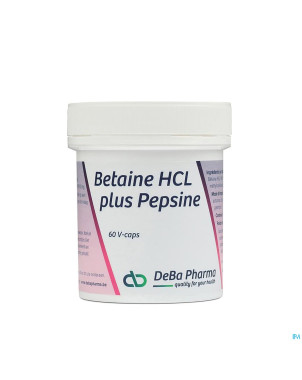Betaine hcl + pesine    v-caps  60    deba