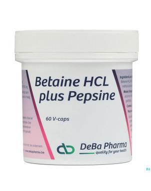 Betaine hcl + pesine    v-caps  60    deba
