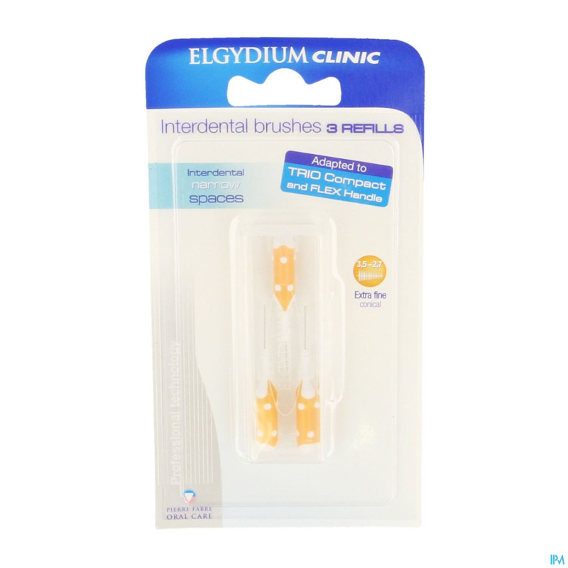 Elgydium clinic refill flex orange brosset.interd3