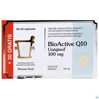 Bioactive q10 100mg promopack caps 120 (90+30)