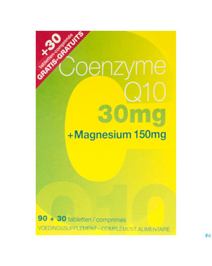 Coenzyme q10 30mg+magnes.  tabl 90+30 5803 revogan
