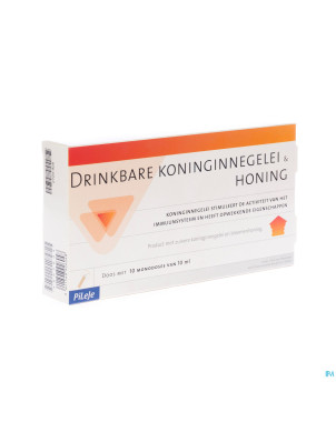 Gelee royale et miel bio buvable unidose 10x10ml