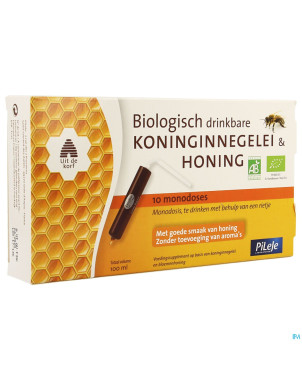 Gelee royale et miel bio buvable unidose 10x10ml
