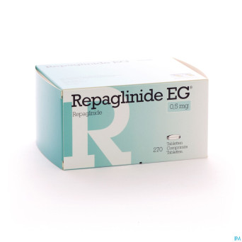 Repaglinide eg 0,5mg comp 270