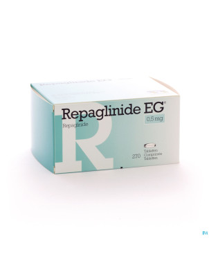 Repaglinide eg 0,5mg comp 270