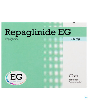 Repaglinide eg 0,5mg comp 270
