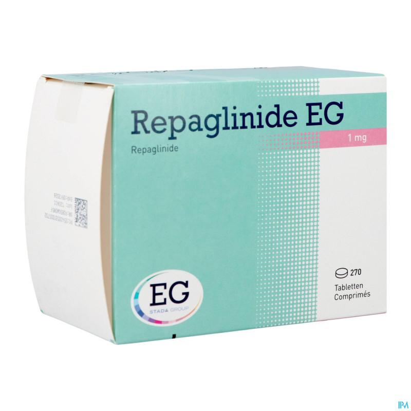 Repaglinide eg 1,0mg comp 270