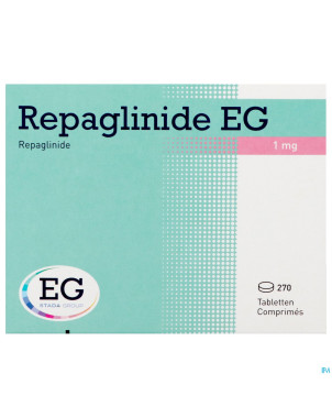 Repaglinide eg 1,0mg comp 270