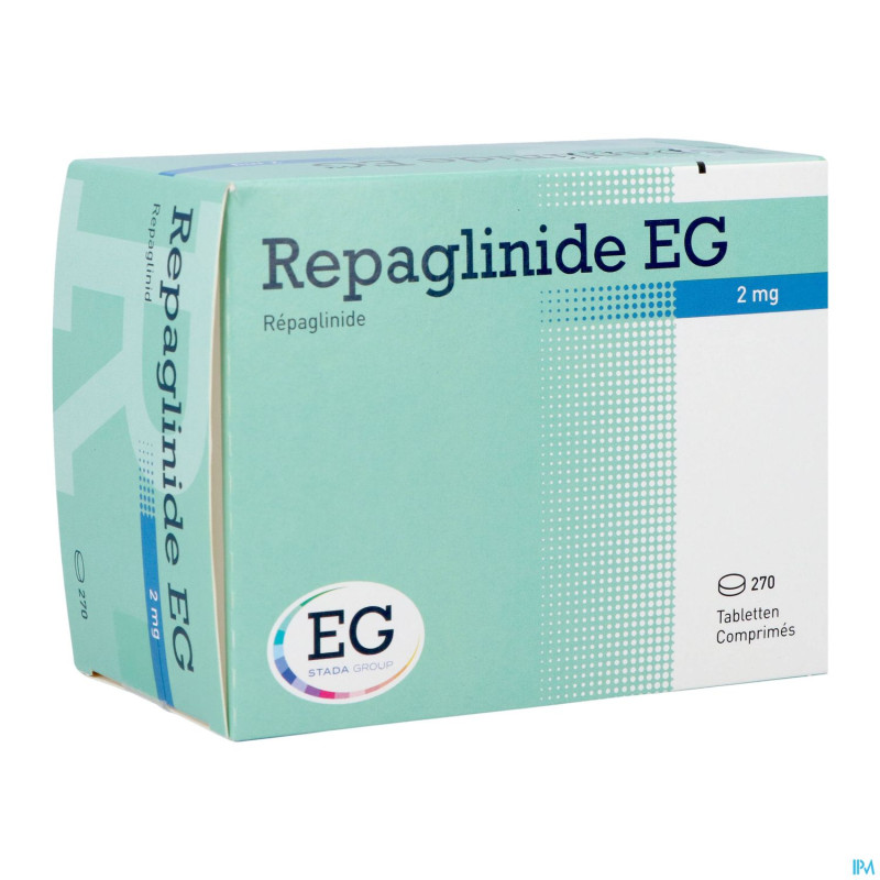Repaglinide eg 2,0mg comp 270
