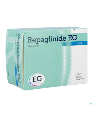 Repaglinide eg 2,0mg comp 270