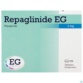 Repaglinide eg 2,0mg comp 270