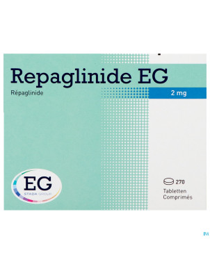 Repaglinide eg 2,0mg comp 270