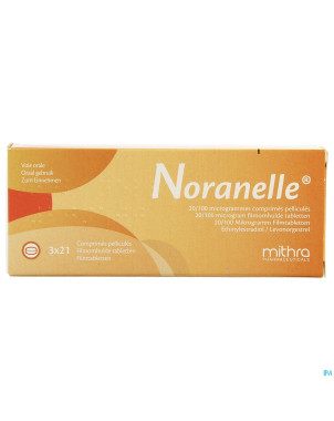 Noranelle 20/100mcg comp pell  3 x 21