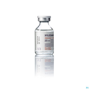 Xylocaine 2% adrenaline 1:200 000 sol inj 20 ml