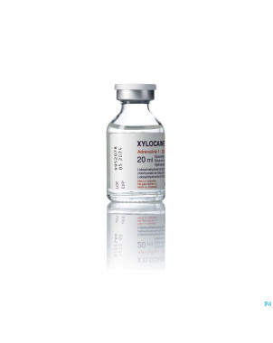 Xylocaine 2% adrenaline 1:200 000 sol inj 20 ml