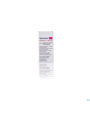 Xylocaine 1% adrenaline 1:200 000 sol inj 20 ml