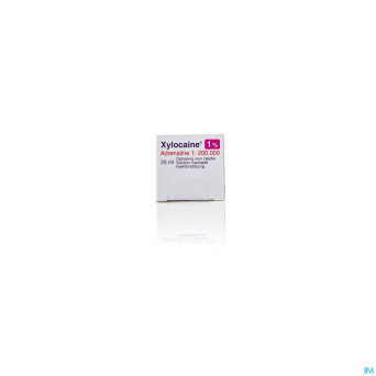 Xylocaine 1% adrenaline 1:200 000 sol inj 20 ml