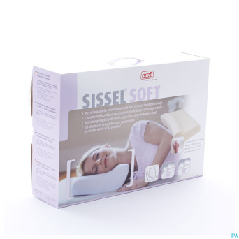 Sissel soft oreiller visco-elastique+taie velours