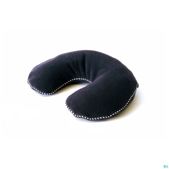 Sissel buchi gris oreiller nuque garni de sarrasin