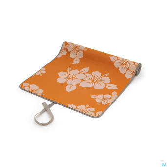Sissel yoga natte fleurs orange