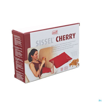 Sissel cherry coussin noyaux cerise 23x26cm