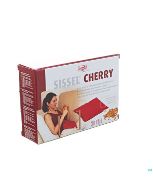 Sissel cherry coussin noyaux cerise 23x26cm