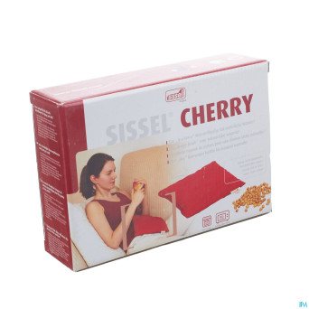 Sissel cherry coussin noyaux cerise 23x26cm